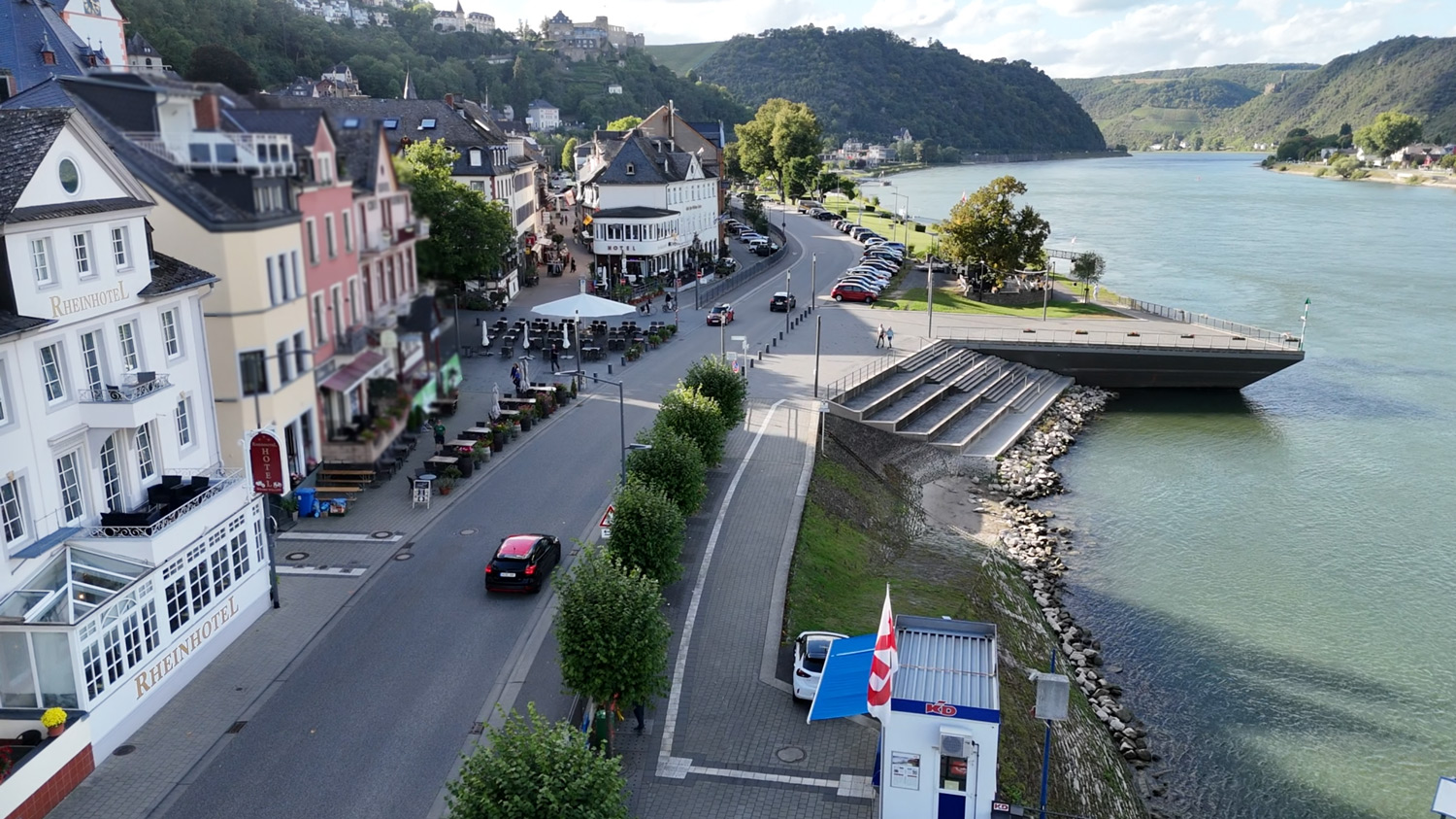 Das Rheinhotel an der Promenade in St. Goar